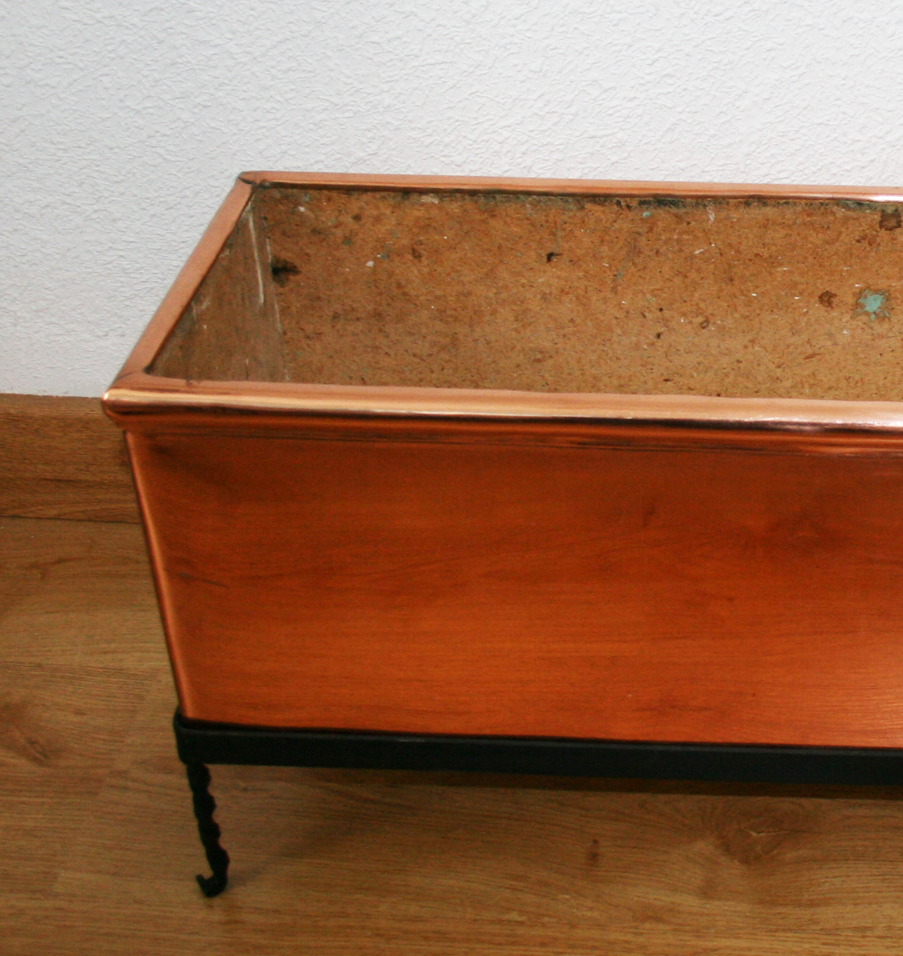 Copper Planter Box, 1960s Modernism